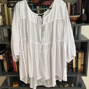 3X Robert Lewis NWT flowing peasant top